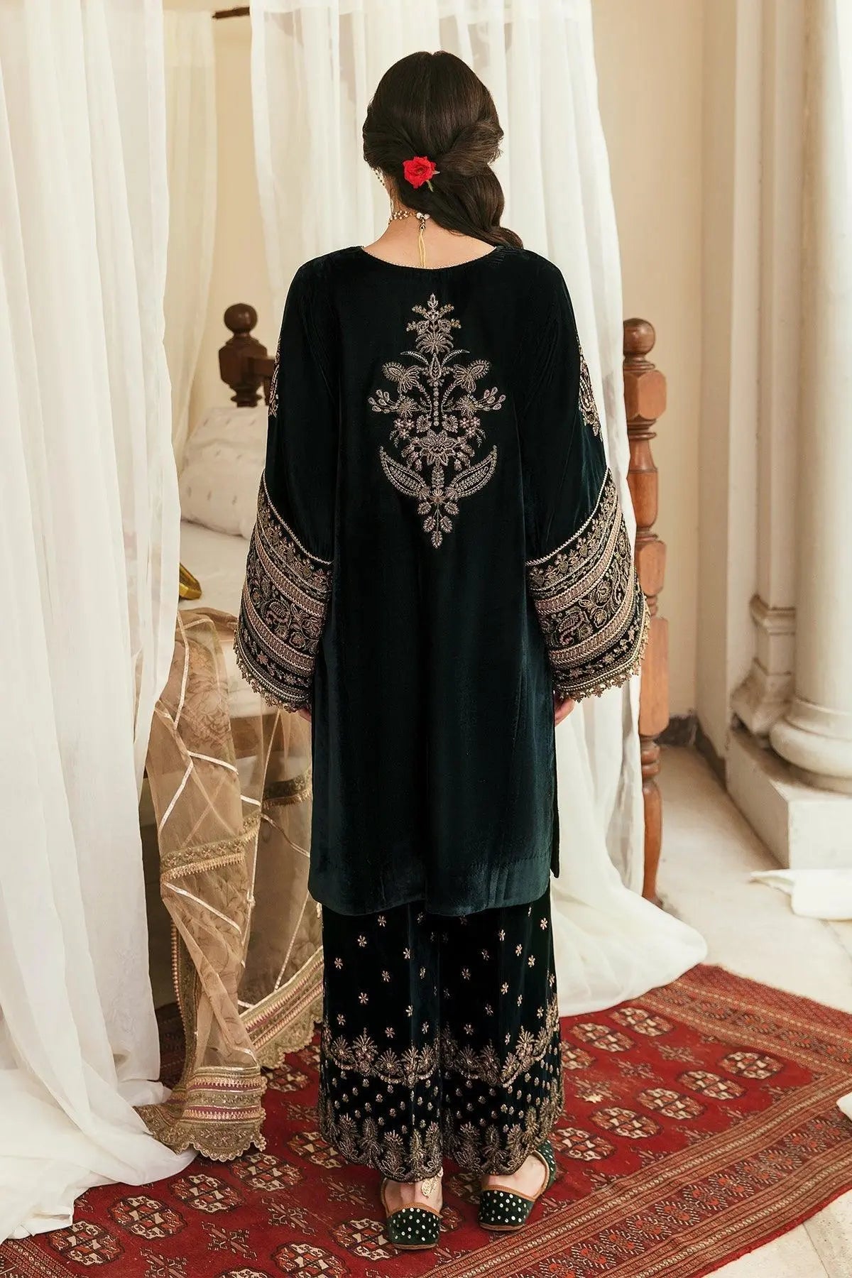 EMBROIDERED VELVET UF-249 - House Of Anaya