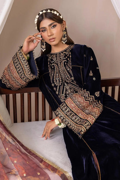 EMBROIDERED VELVET UF-424 - House Of Anaya