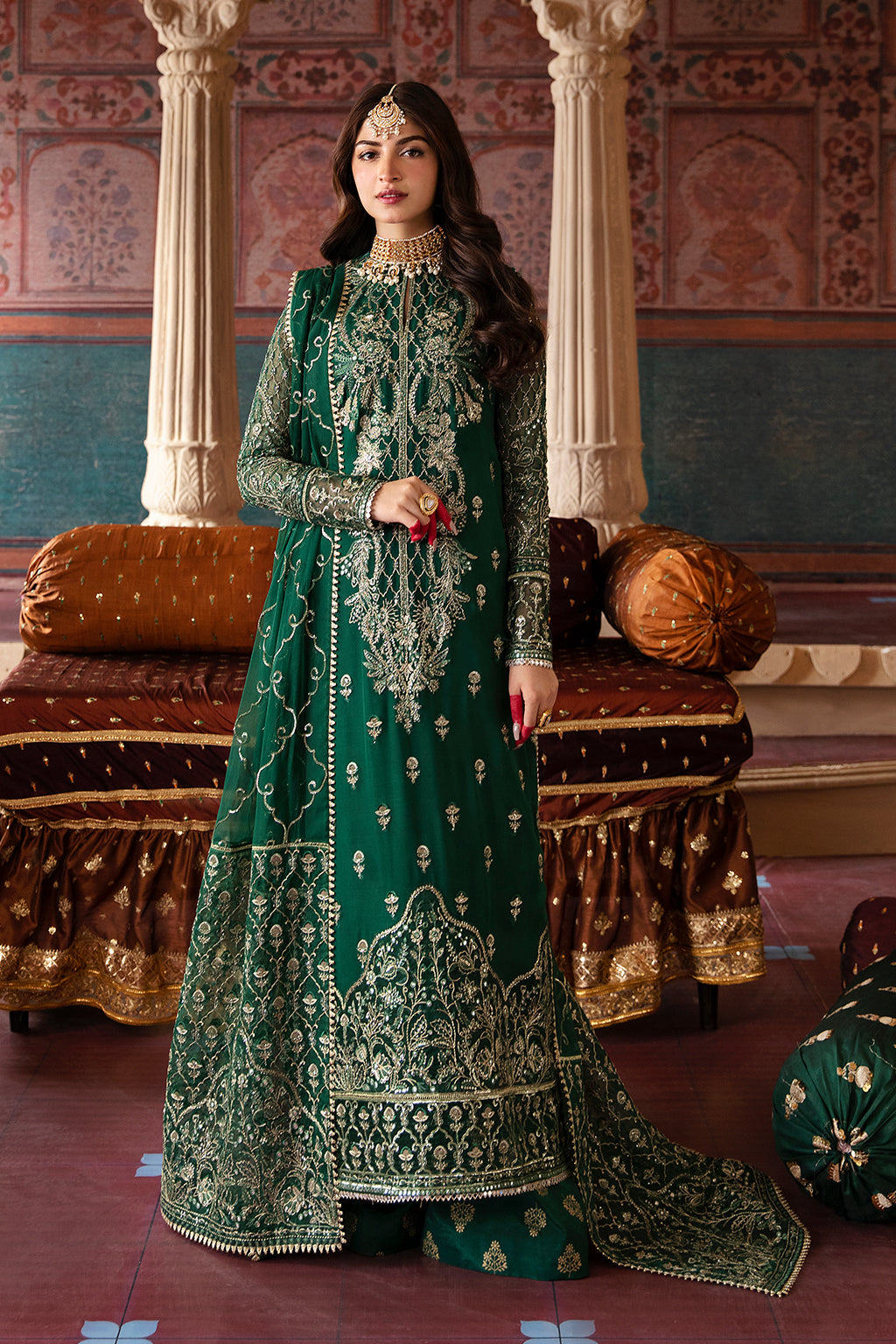 Afrozeh Shehnai Wedding Formal 3Pc Suit AFS-23-V1-09 Dilsaz