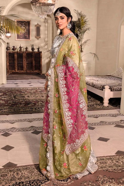 MARIA.B-MBROIDERED - Silver BD-2601 - House Of Anaya