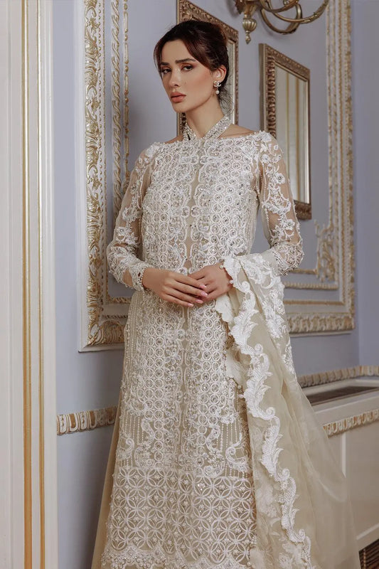 Lumiere By Saira Rizwan Embroidered Organza 3Pc Suit SR-04 - House Of Anaya