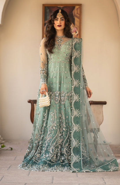 Zarin by Eleshia Embroidered Net 3Pc Suit D-01 Zarela