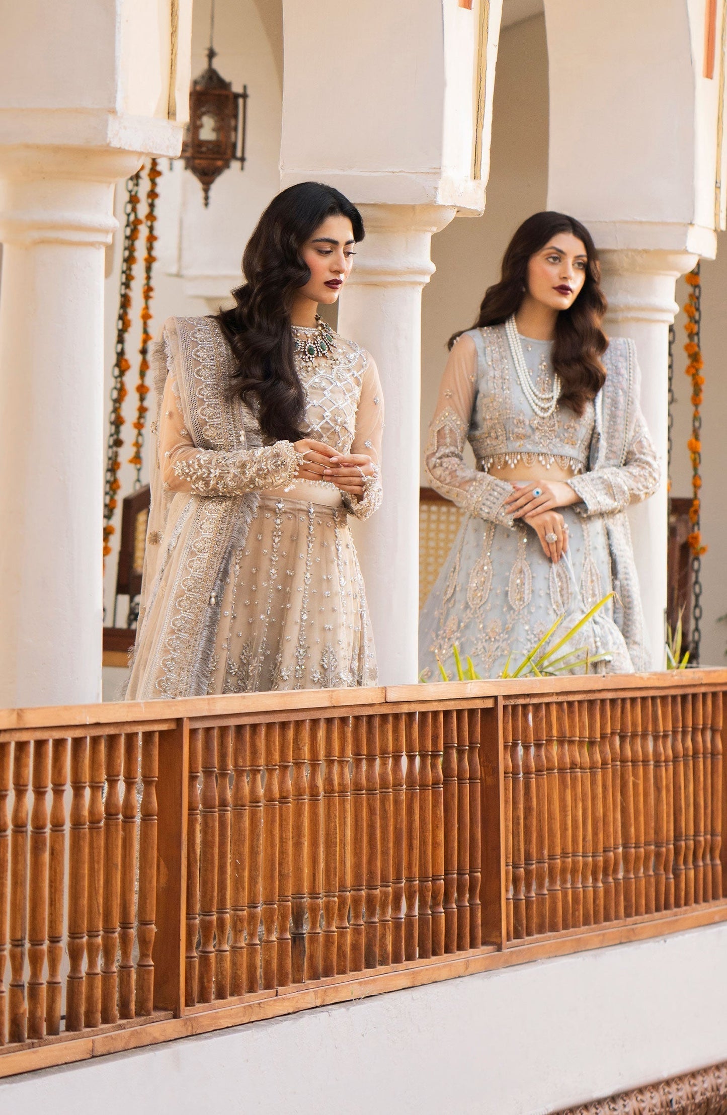 Zarin by Eleshia Embroidered Net 3Pc Suit D-04 Nerisa