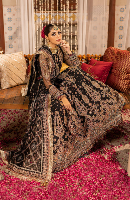 Zarin by Eleshia Embroidered Net 3Pc Suit D-09 Kamila