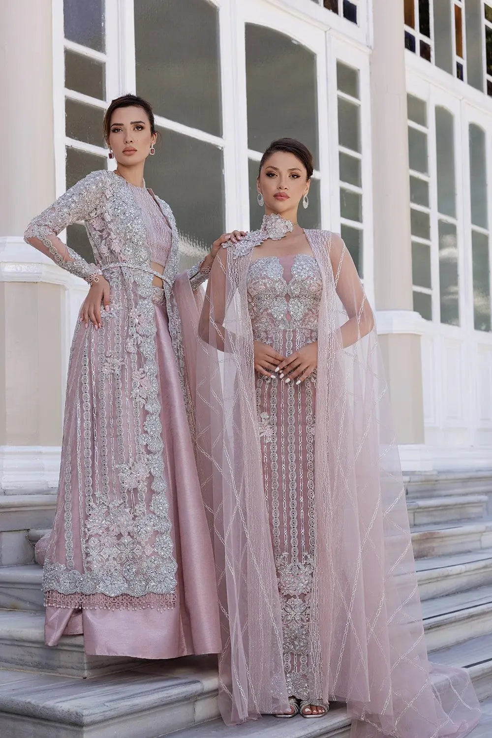 Lumiere By Saira Rizwan Embroidered Organza 3Pc Suit SR-01 - House Of Anaya