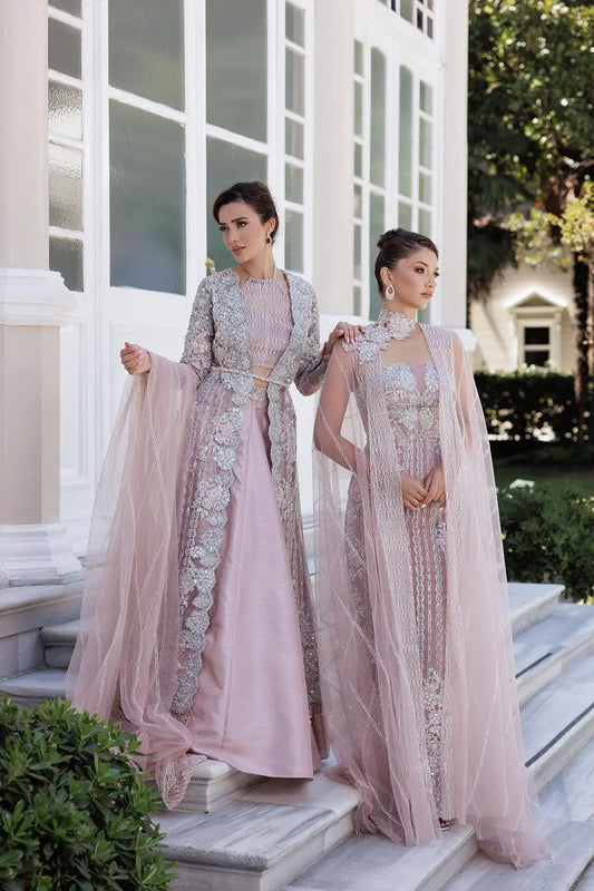 Lumiere By Saira Rizwan Embroidered Organza 3Pc Suit SR-01 - House Of Anaya