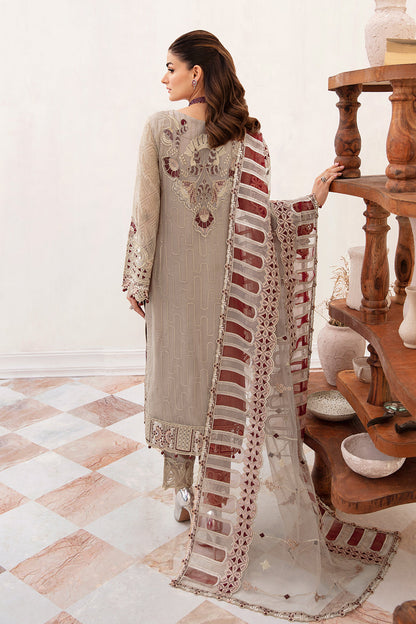 Ramsha Embroidered Luxury Chiffon 3 Piece Suit F-2405