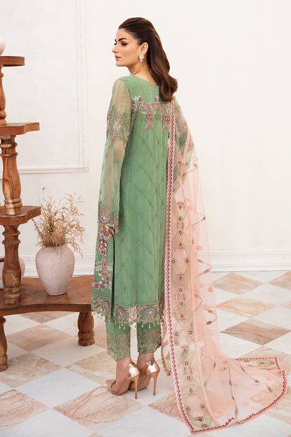 Ramsha Embroidered Luxury Chiffon 3 Piece Suit F-2406