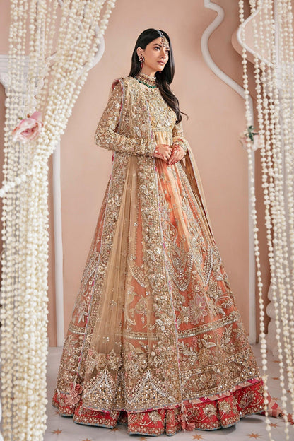 Zaha Bridal UNSTITCHED – NIKKAH – MASAKALI (ZB-12) - House Of Anaya