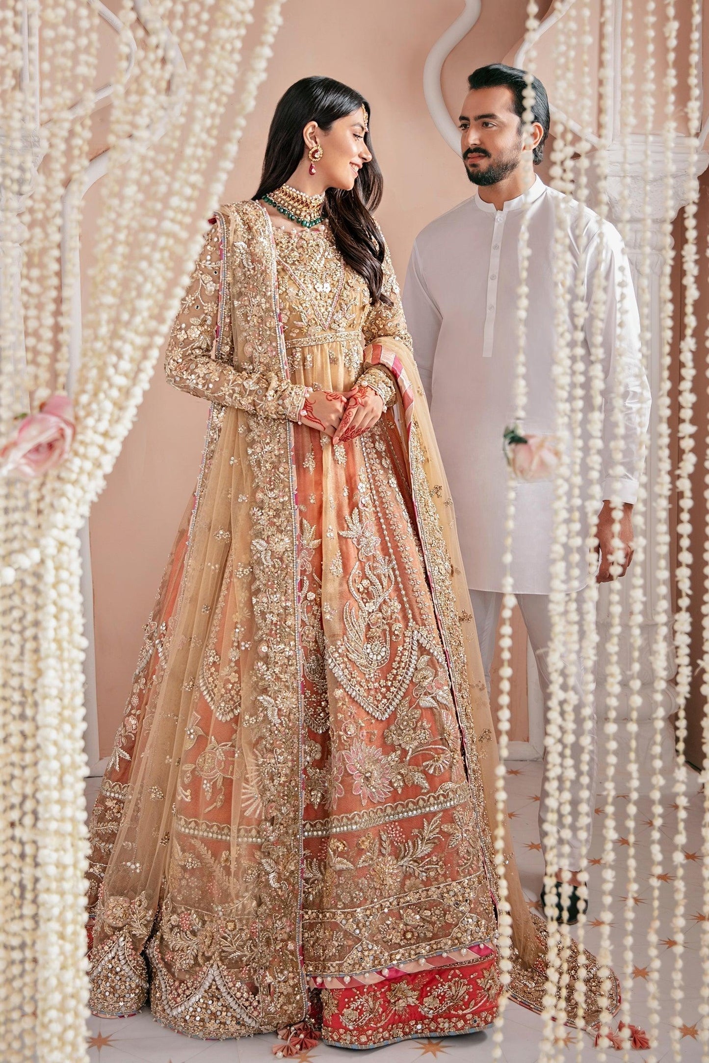 Zaha Bridal UNSTITCHED – NIKKAH – MASAKALI (ZB-12) - House Of Anaya