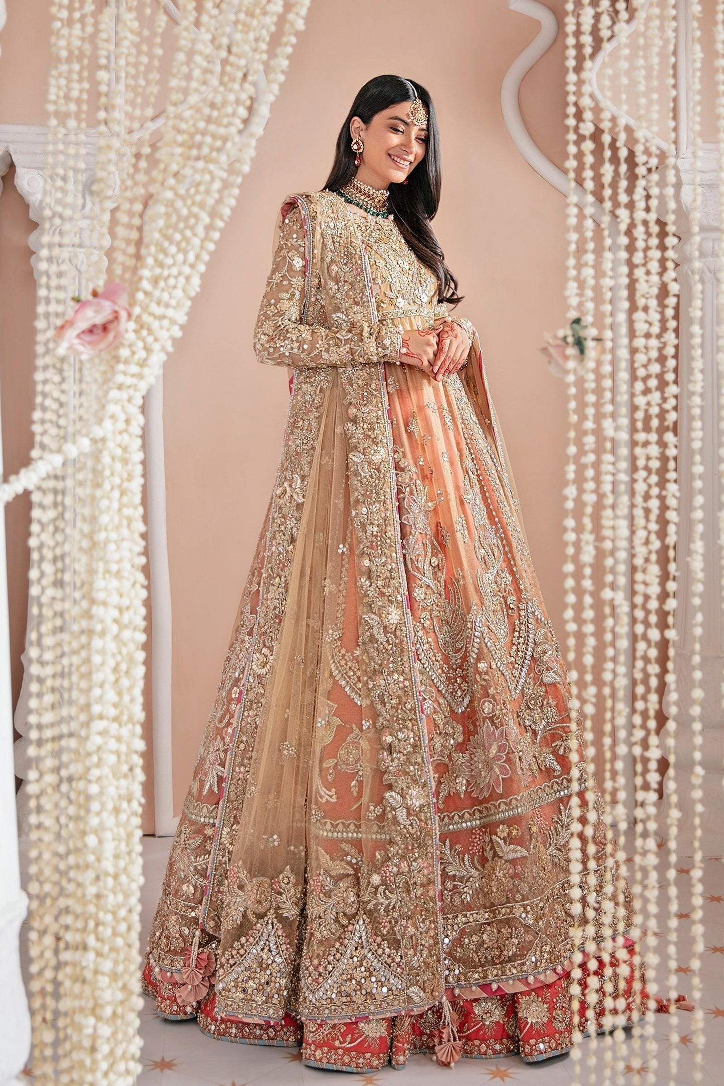 Zaha Bridal UNSTITCHED – NIKKAH – MASAKALI (ZB-12) - House Of Anaya