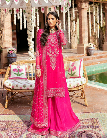 SIFA Crinkle Chiffon Embroidered 3Pc Suit - LAILA