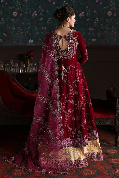 Niloufer by Mushq Embroidered Velvet Unstitched 3Pc Suit MV23-06 ROXANA