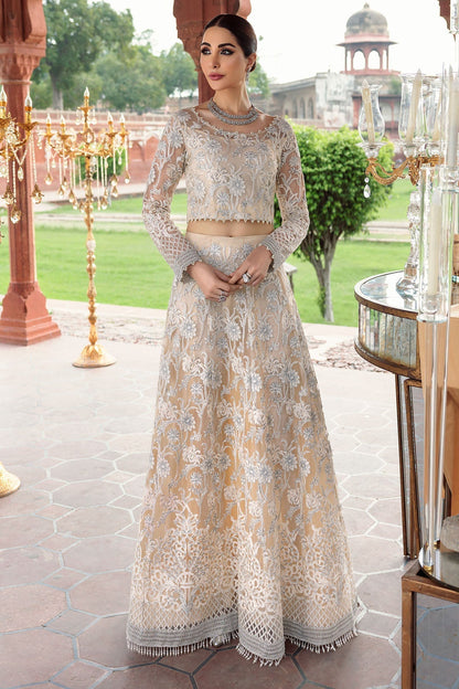 Motifz-2782-OFF-WHITE EMBROIDERED SILK NET FABRIC