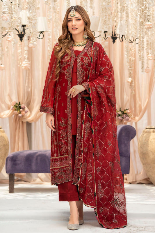 Motifz-4116-YAREN EMBROIDERED BEMBERG CHIFFON