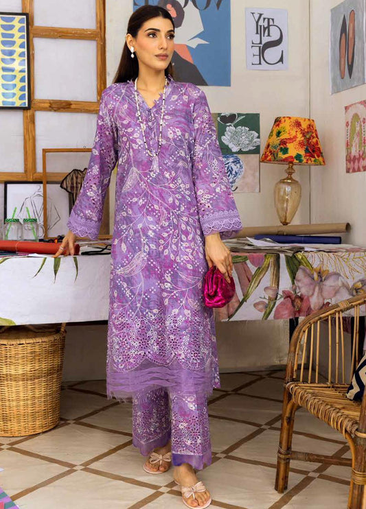 NUREH Ballerina Emb Chikankari Khaddar 2Pc Suit NU2-124 - House Of Anaya