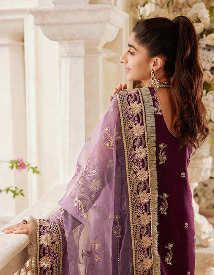 SIFA Sajli Festive Formal Embroidered 3Pc Suit S04 - INARA