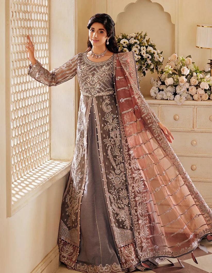 SIFA Sajli Festive Formal Embroidered 3Pc Suit S06 - MERAKI