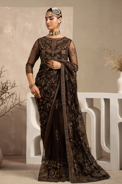 Naqsh by Zarif Unstitched Festive Formal 3 Piece Suit ZRN-01 SIYAH