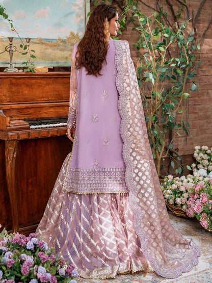 Akbar Aslam Mastani Embroidered Net 3Pc Suit - RANIYA