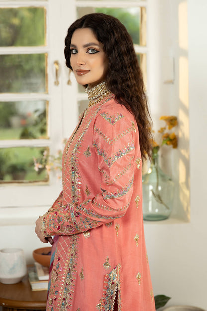 Jahaa'n Ara by Serene Embroidered Raw Silk Suit SRS-01