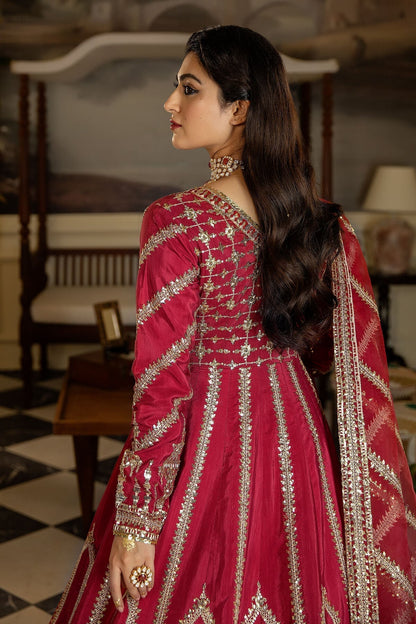 Jahaa'n Ara by Serene Embroidered Raw Silk Suit SRS-06