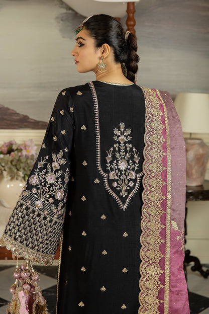 Jahaa'n Ara by Serene Embroidered Raw Silk Suit SRS-08