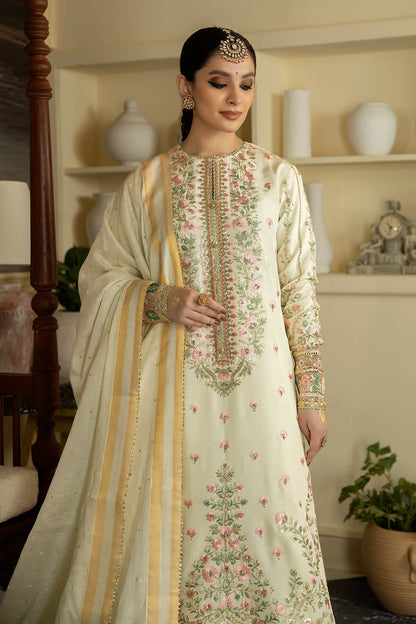 Jahaa'n Ara by Serene Embroidered Raw Silk Suit SRS-09