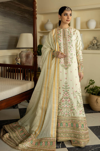 Jahaa'n Ara by Serene Embroidered Raw Silk Suit SRS-09