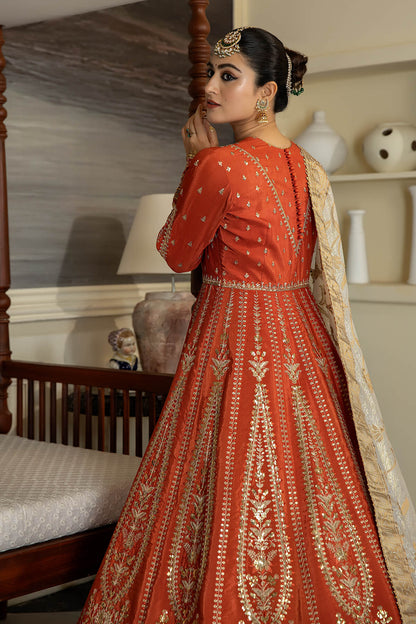 Jahaa'n Ara by Serene Embroidered Raw Silk Suit SRS-10