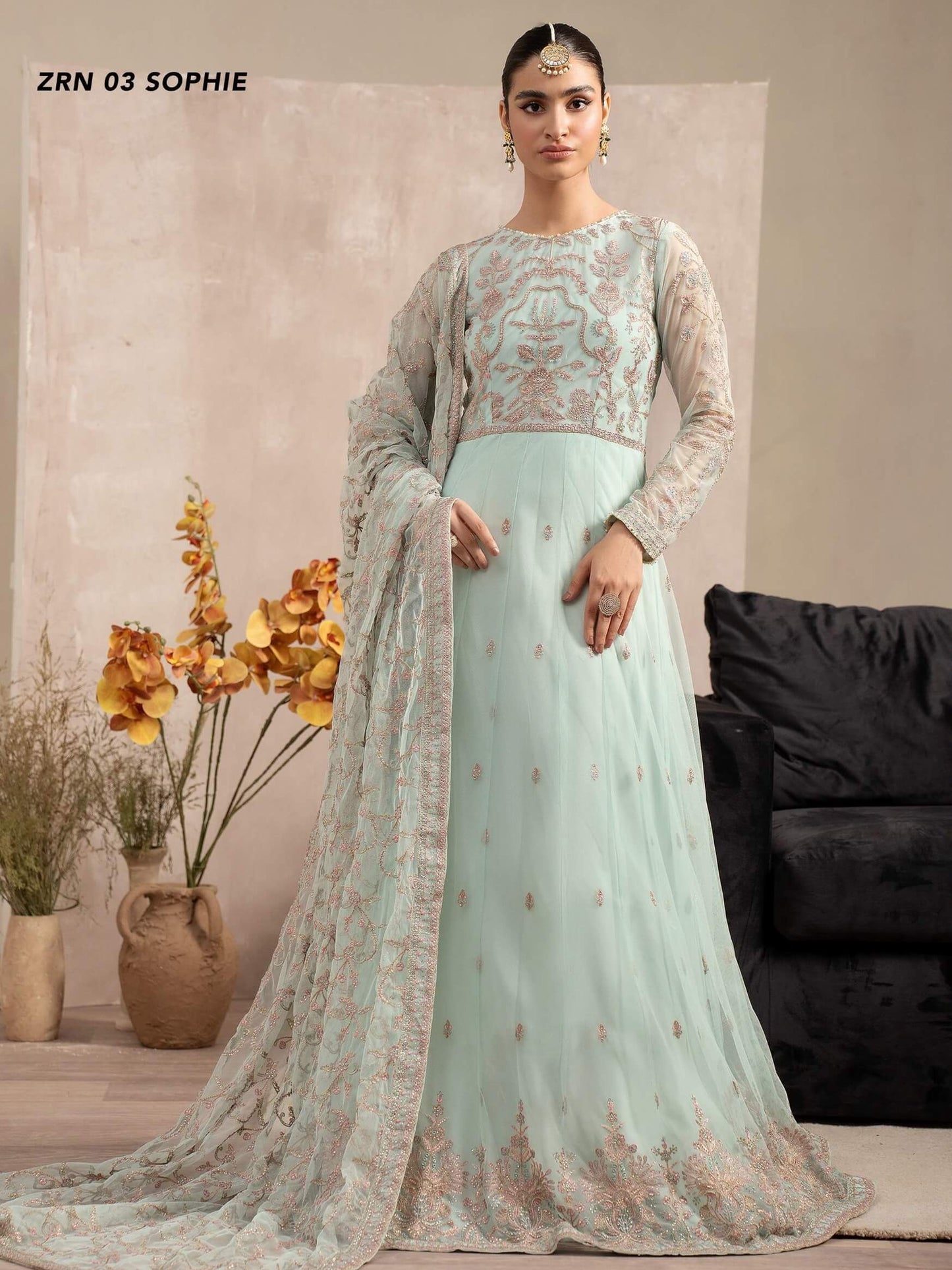 Naqsh by Zarif Unstitched Festive Formal 3 Piece Suit ZRN-03 SOPHIE