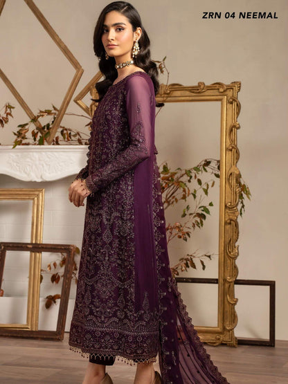 Naqsh by Zarif Festive Formal 3 Piece Suit ZRN-04 NEEMAL