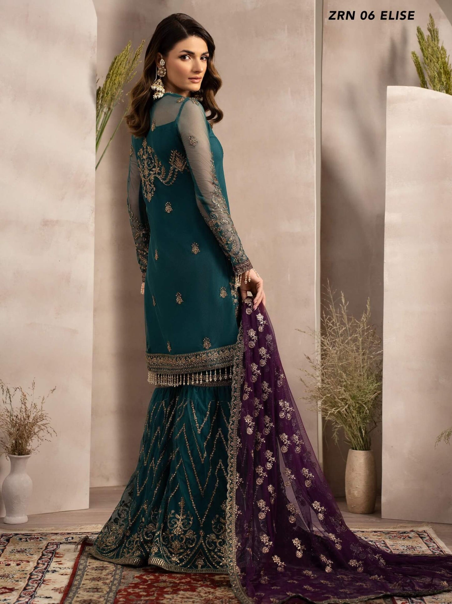 Naqsh by Zarif Festive Formal 3 Piece Suit ZRN-06 ELISE