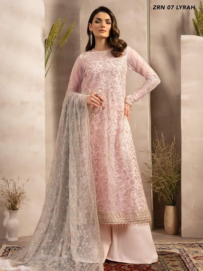 Naqsh by Zarif Festive Formal 3 Piece Suit ZRN-07 LYRAH