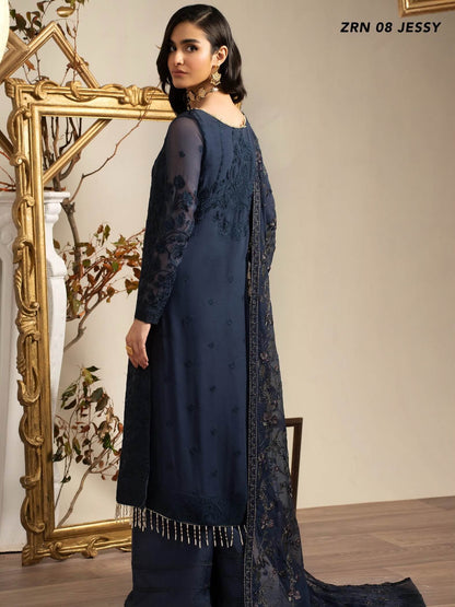 Naqsh by Zarif Unstitched Festive Formal 3 Piece Suit ZRN-08 JESSY