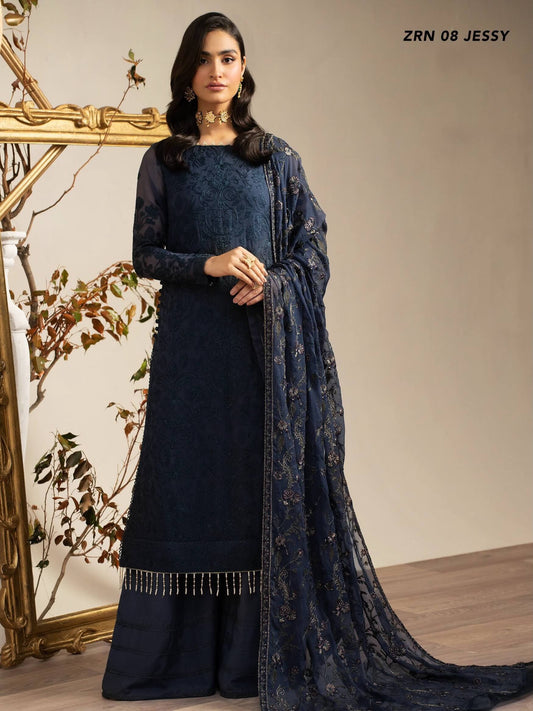 Naqsh by Zarif Unstitched Festive Formal 3 Piece Suit ZRN-08 JESSY